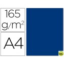 PAPEL COLOR LIDERPAPEL DIN-A4 165 GRAMOS AZUL OSCURO PAQUETE DE 9 HOJAS