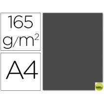 PAPEL COLOR LIDERPAPEL DIN-A4 165 GRAMOS GRIS PAQUETE DE 9 HOJAS