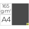 PAPEL COLOR LIDERPAPEL DIN-A4 165 GRAMOS GRIS PAQUETE DE 9 HOJAS