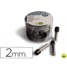 MINAS LIDERPAPEL GRAFITO PARA COMPAS 2 MM ESTUCHE DE 3 MINAS