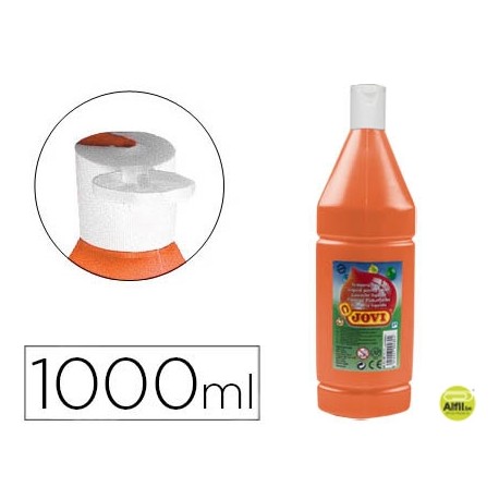 TEMPERA LIQUIDA JOVI 1000 CC NARANJA