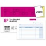 TALONARIO LIDERPAPEL MULTIUSO OCTAVO DUPLICADO APAISADO
