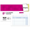 TALONARIO LIDERPAPEL MULTIUSO OCTAVO DUPLICADO APAISADO