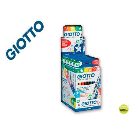 ROTULADOR GIOTTO TURBO FANTASIA EXPOSITOR DE SOBREMESA 510X420X360 MM