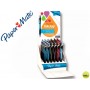 BOLIGRAFO PAPER MATE INKJOY 550 RT PUNTA MEDIA TRAZO 1 MM RETRACTIL CLIP METALICO EXPOSITOR DE 36 CO