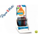 BOLIGRAFO PAPER MATE INKJOY 550 RT PUNTA MEDIA TRAZO 1 MM RETRACTIL CLIP METALICO EXPOSITOR DE 36 CO