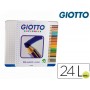LAPICES DE COLORES GIOTTO SUPERMINA CAJA METALICA 24 COLORES MINAS 3,8 MM