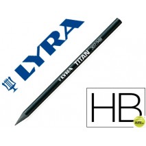 LAPICES LYRA TITAN BARRAS GRAFITO PURO HB