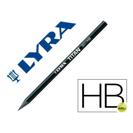 LAPICES LYRA TITAN BARRAS GRAFITO PURO HB