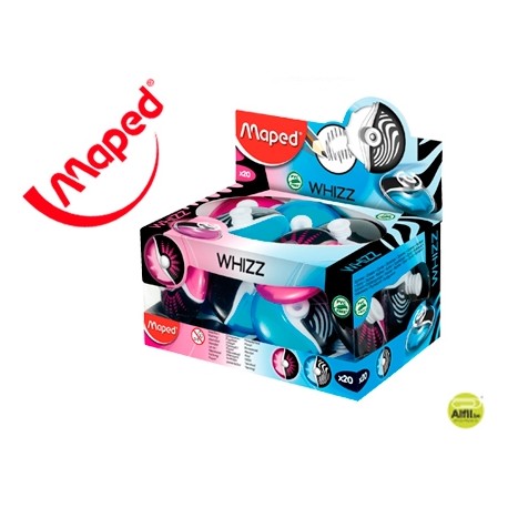 GOMA MAPED GOMMEN WHIZZ CON PROTECTOR COLORES SURTIDOS