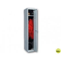 TAQUILLA METALICA AR STORAGE 50X180X30 CM 1 PUERTA CON LLAVE COLOR GRIS INICIAL