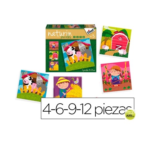 PUZZLE DISET INFANTIL NATURIN GRANJA