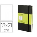 LIBRETA MOLESKINE TAPA DURA LISO 240 HOJAS COLOR NEGRO CIERRE CON GOMA 130X210 MM