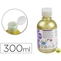 TEMPERA ESCOLAR LIDERPAPEL 300 ML ORO