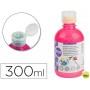 TEMPERA ESCOLAR LIDERPAPEL 300 ML ROSA FLUORESCENTE