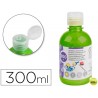 TEMPERA ESCOLAR LIDERPAPEL 300 ML VERDE FLUORESCENTE