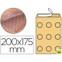 SOBRE BURBUJAS CREMA Q-CONNECT CD 200 X 175 MM CAJA DE 100