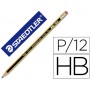LAPICES DE GRAFITO STAEDLER NORIS CON GOMA UNIDAD