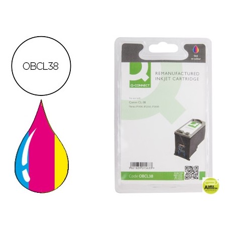 INK-JET Q-CONNECT COMPATIBLE CANON IP1800/2500 COLOR CL-38