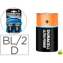 PILA DURACELL ALCALINA ULTRA POWER D BLISTER DE 2 UNIDADES