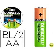 PILA DURACELL RECARGABLE STAYCHARGED AA 2100 MAH BLISTER DE 2 UNIDADES