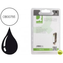 INK-JET Q-CONNECT COMPATIBLE CANON IP4200 4300 5200 MP500/600/800 PRO 9000 CLI-8BKNEGRA