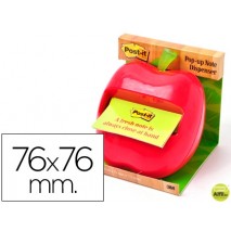SOPORTE BLOC NOTA ADHESIVO POST-IT CON FORMA DE MANZANA