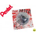 BOLIGRAFO PENTEL BK77 MINI COLORES SURTIDOS NEGRO AZUL ROJO VERDE VIOLETA Y ROSA