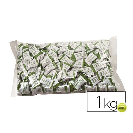 CARAMELOS DE CORTESIA SABORES MANZANA FRESA Y COLA BOLSA DE 1KG