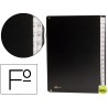 CARPETA CLASIFICADOR CARTON COMPACTO PARDO FOLIO 31 DEPARTAMENTO NUMERICOS NEGRO