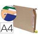 CARPETA COLGANTE GIO DIN A4 VISOR LATERAL 250X330X50 MM KRAFT