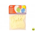 GLOBOS BLANCOS BOLSA DE 20