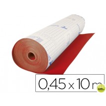 ROLLO ADHESIVO ESPECIAL ANTE COLOR ROJO ROLLO DE 10 MT