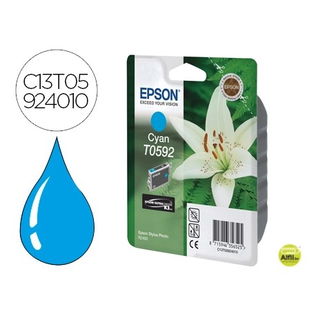 INK-JET EPSON STYLUS PHOTO R2400 T0592 CYAN 640 PAG