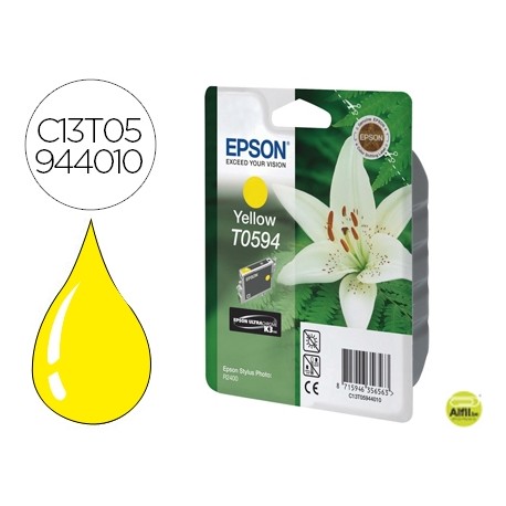 INK-JET EPSON STYLUS PHOTO R2400 T0594 AMARILLO 640 PAG