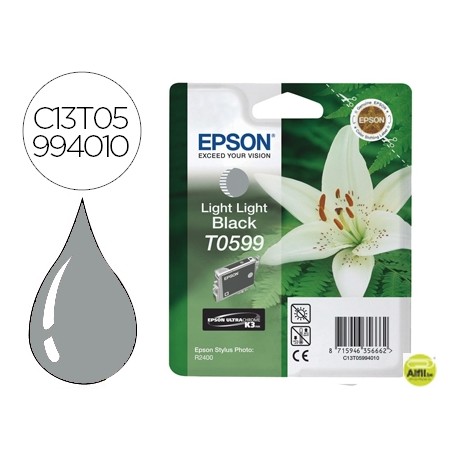 INK-JET EPSON STYLUS PHOTO R2400 T0599 NEGRO LIGHT 520 PAG