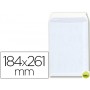 SOBRE AB-26 BOLSA CELULOSA BLANCO 184X261 MM CON TIRA DE SILICONA
