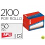 ETIQUETA ADHESIVA APLI 1682 TAMAÔO 13X50 MM EN ROLLO DE 2100 UNIDADES