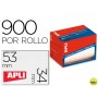 ETIQUETA ADHESIVA APLI 1694 TAMAÔO 34X53 MM EN ROLLO DE 900 UNIDADES