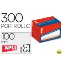 ETIQUETA ADHESIVA APLI 1704 TAMAÔO 53X100 MM EN ROLLO DE 300 UNIDADES