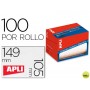 ETIQUETA ADHESIVA APLI 1706 TAMAÔO 105X149 MM EN ROLLO DE 100 UNIDADES