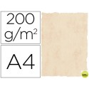 PAPEL PERGAMINO DIN A4 200 GR COLOR MARMOL BEIGE PAQUETE DE 25 HOJAS
