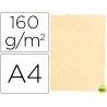 PAPEL PERGAMINO DIN A4 160 GR COLOR PERGAMINO CREMA PAQUETE DE 25 HOJAS