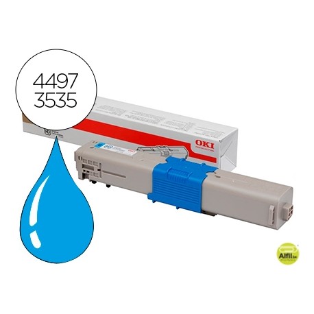 TONER OKI C301DN/C321DN CIAN 1500 PAG