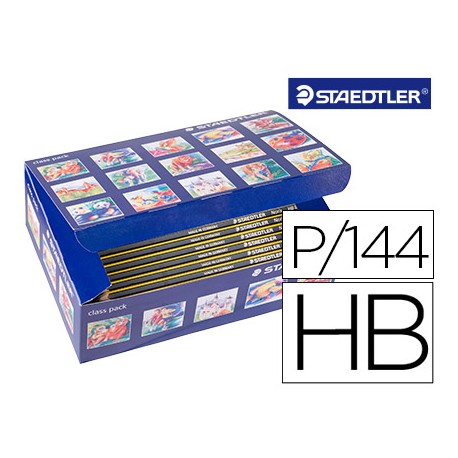 LAPICES DE GRAFITO STAEDTLER NORIS N 2 HB CLASS PACK DE 144 UNIDADES