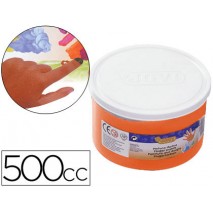 PINTURA A DEDO JOVI 500 CC NARANJA