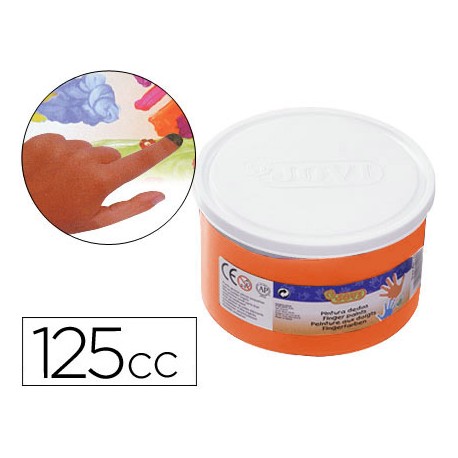 PINTURA A DEDO JOVI 125 CC NARANJA
