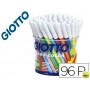 ROTULADOR GIOTTO TURBO COLOR BOTE DE 96 UNIDADES 12 COLORESPOR 8 UNIDADES DE CADA COLOR LAVABLES CON