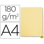 SUBCARPETA CARTULINA GIO DIN A4 AMARILLO PASTEL 180 G/M2
