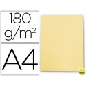SUBCARPETA CARTULINA GIO DIN A4 AMARILLO PASTEL 180 G/M2